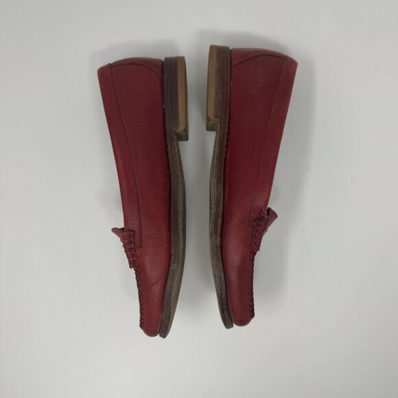 Bass Weejuns Ziggy II Red Leather US 8.5 - Picture 5 of 9
